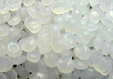 Raw material for fasteners and fixing elements in plastic