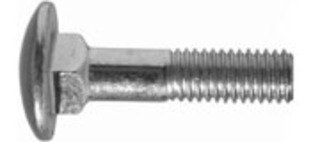 Round head bolts with square neck or nibs