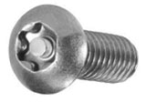 Security screws and nuts