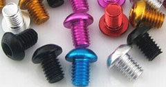 Aluminium fasteners