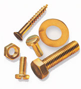 Brass, copper and bronze fasteners